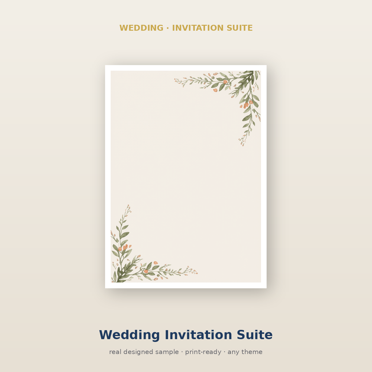 Wedding Invitation Suite Designer
