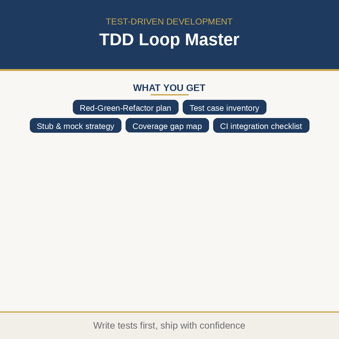 TDD Loop Master
