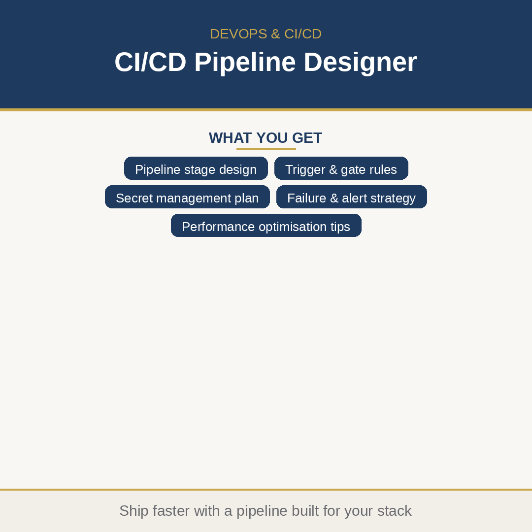 CI/CD Pipeline Designer