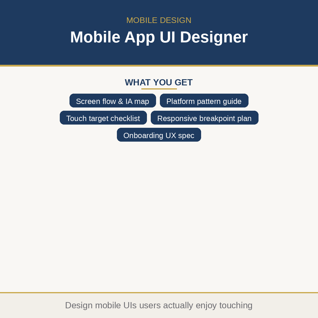 Mobile App UI Designer