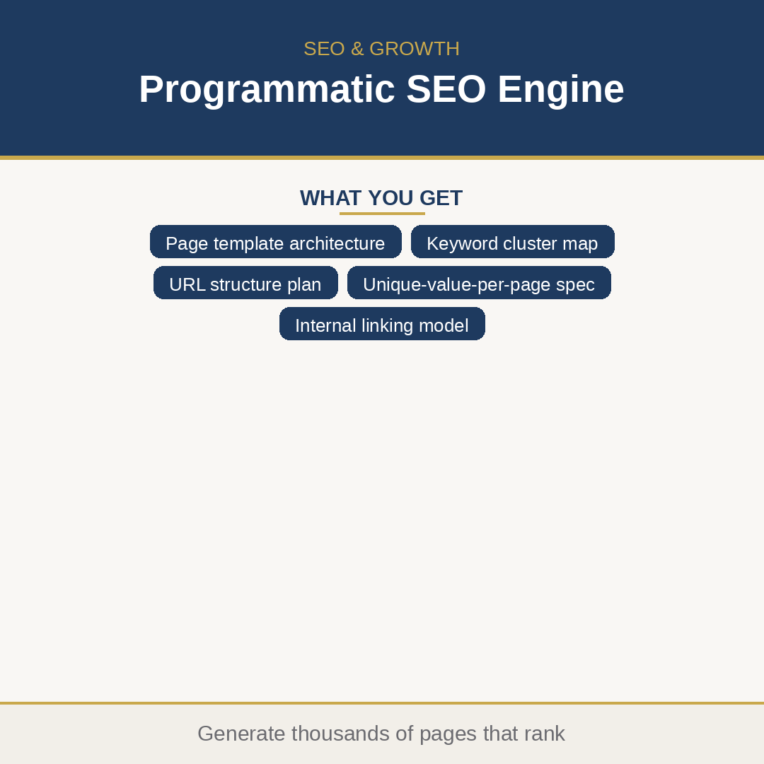 Programmatic SEO Engine