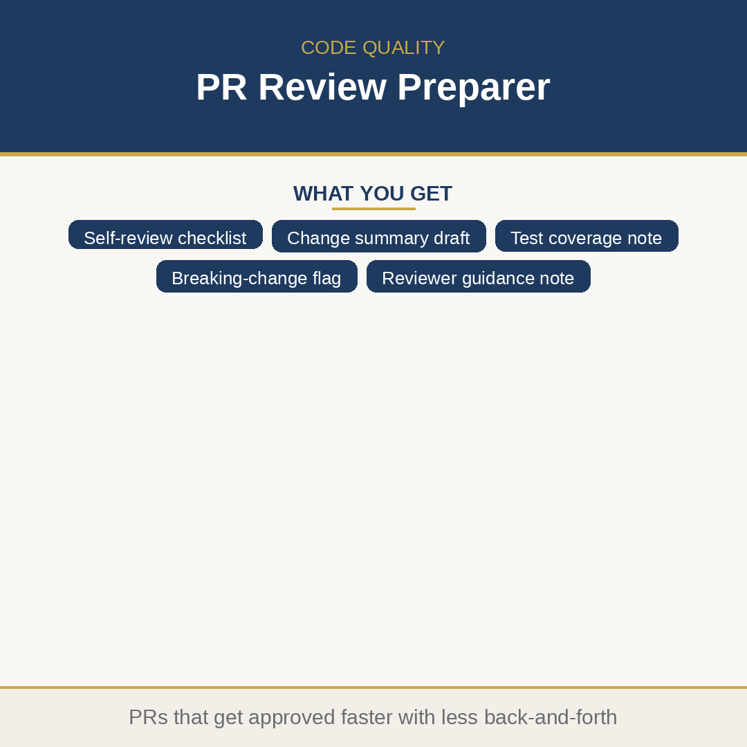 PR Review Preparer
