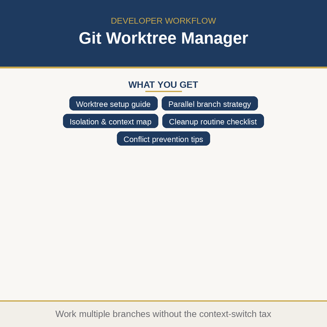 Git Worktree Manager