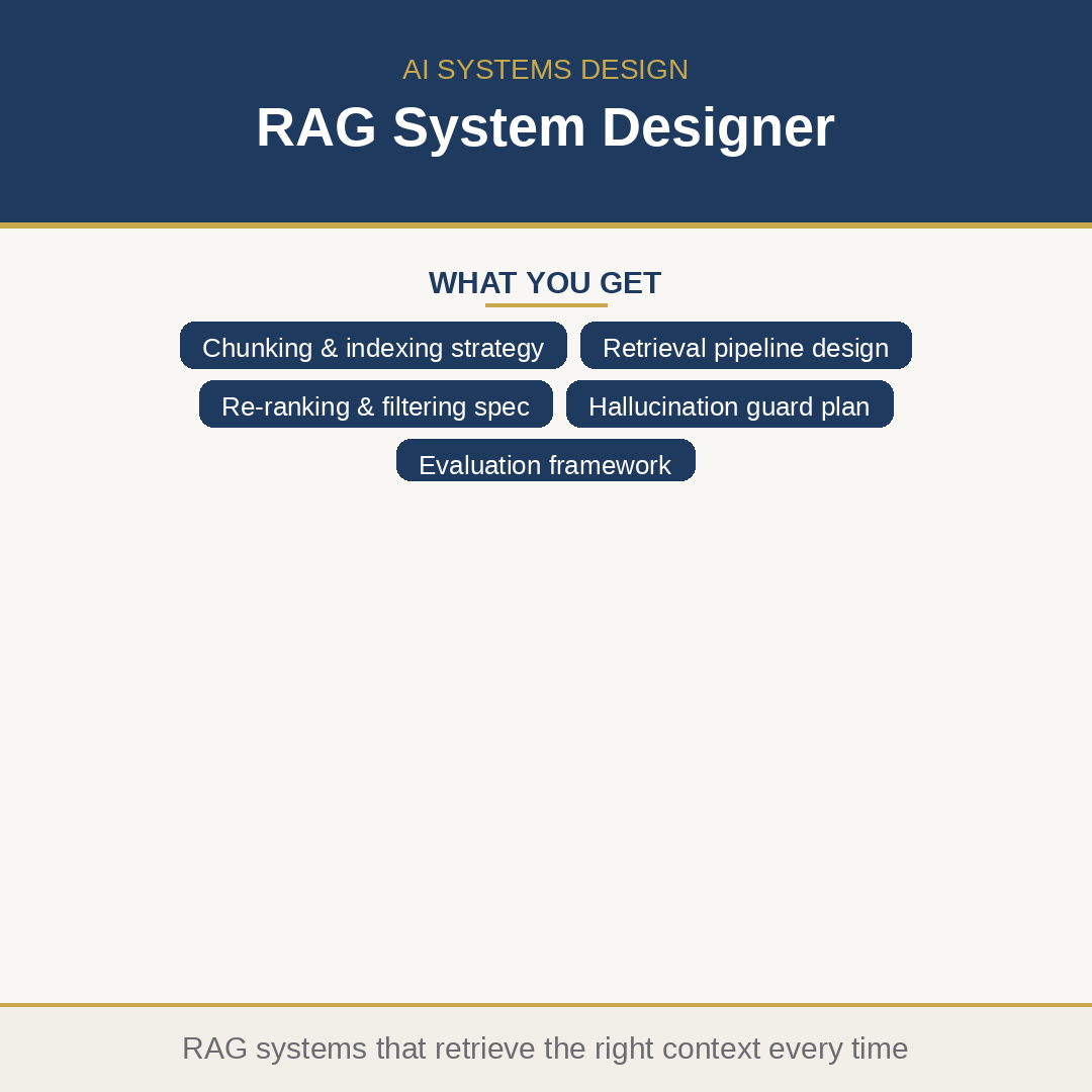 RAG System Designer