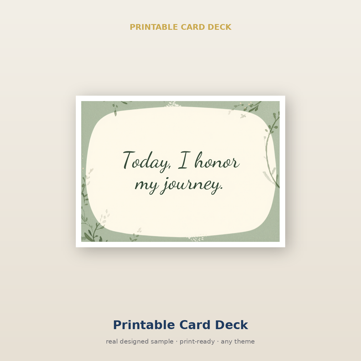 Printable Card Deck Builder
