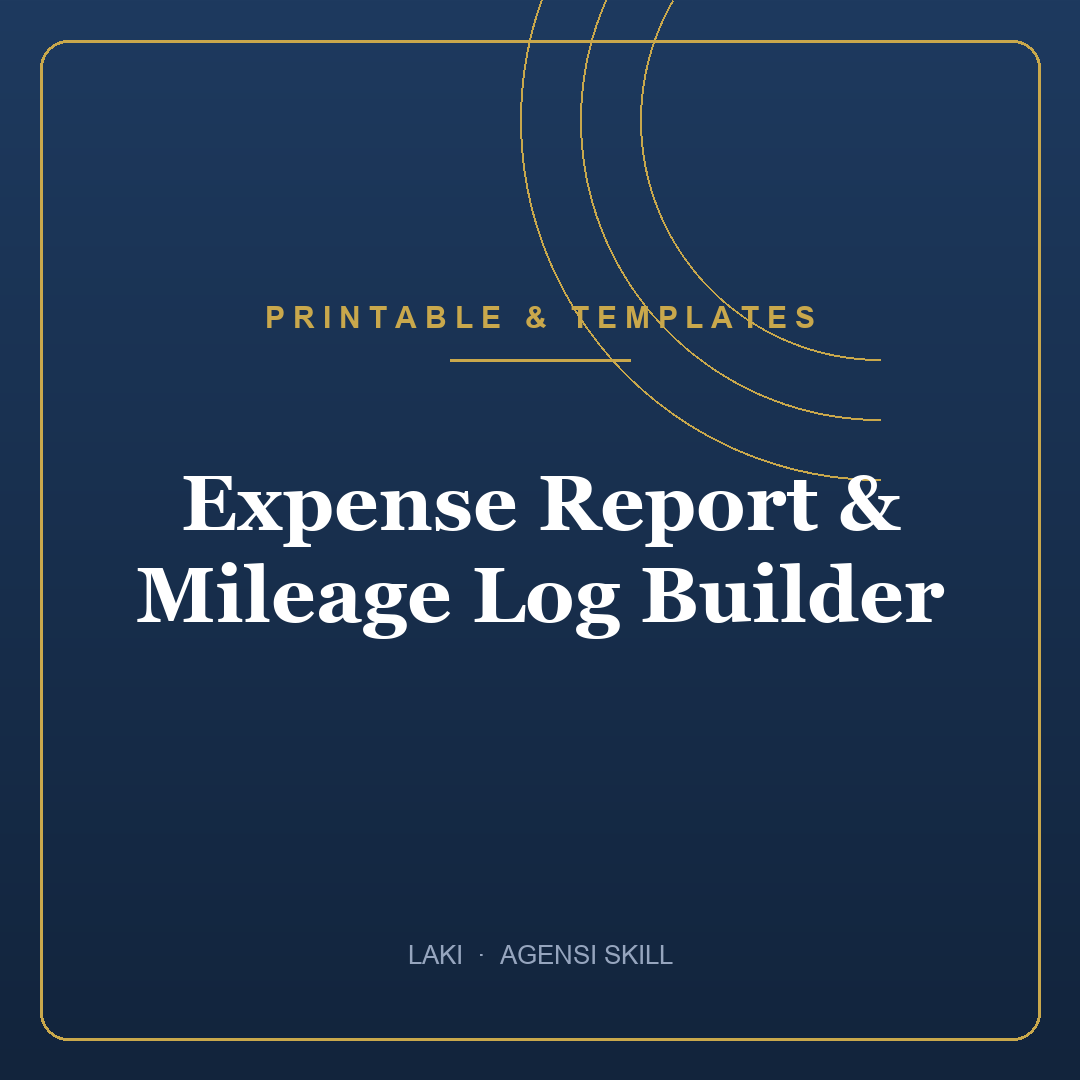 Expense Report & Mileage Log Builder