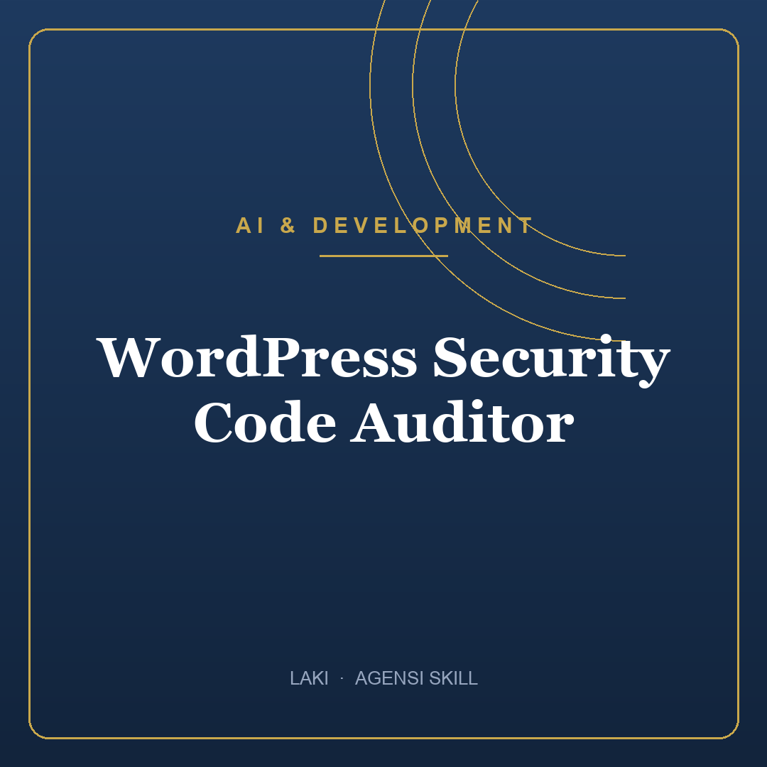 WordPress Security Code Auditor