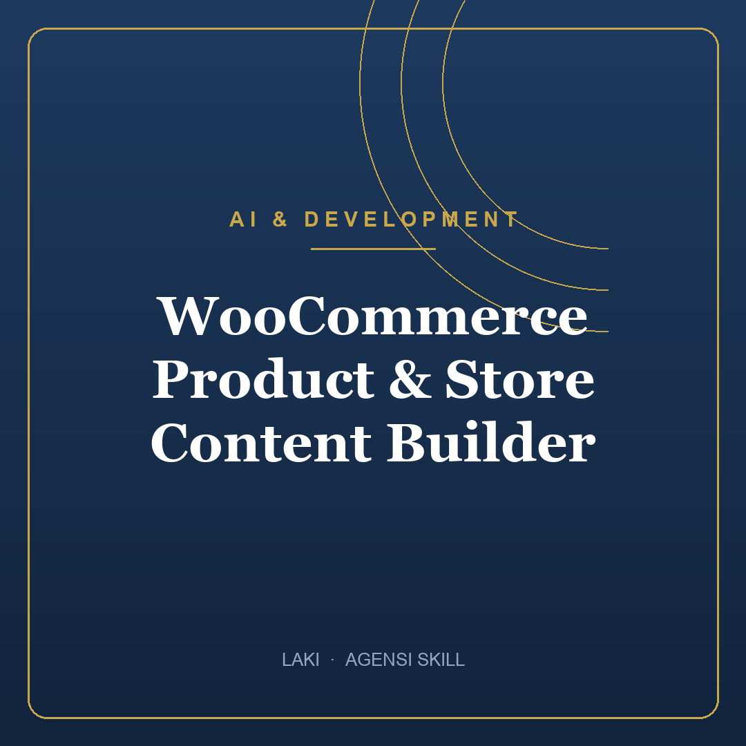 WooCommerce Product & Store Content Builder