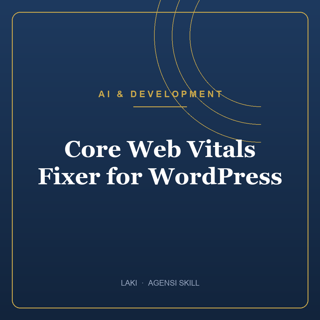 Core Web Vitals Fixer for WordPress