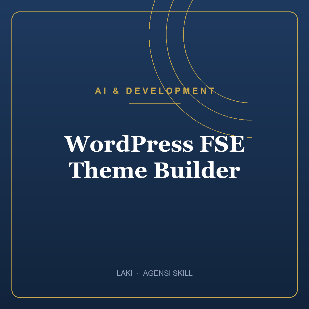 WordPress FSE Theme Builder