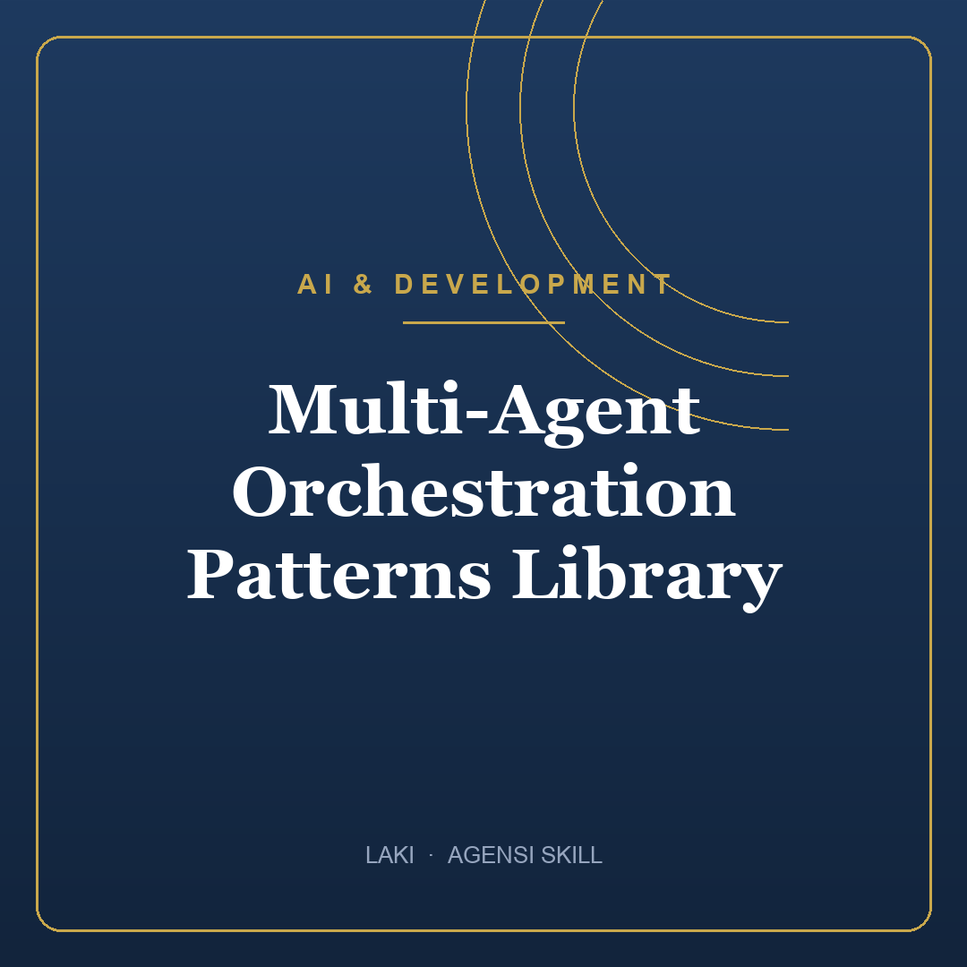 Multi-Agent Orchestration Patterns Library