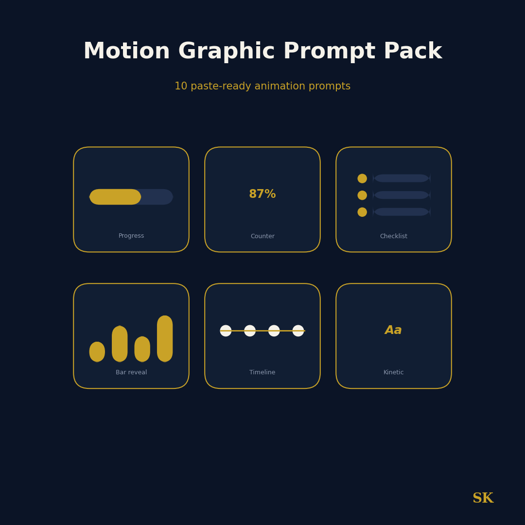 Motion Graphic Prompt Pack
