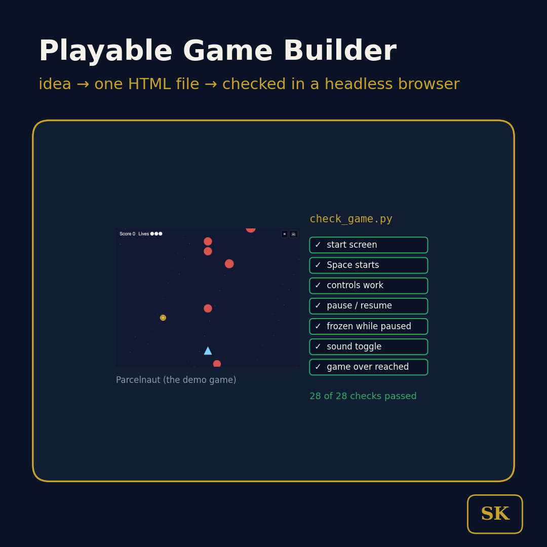 Playable Game Builder