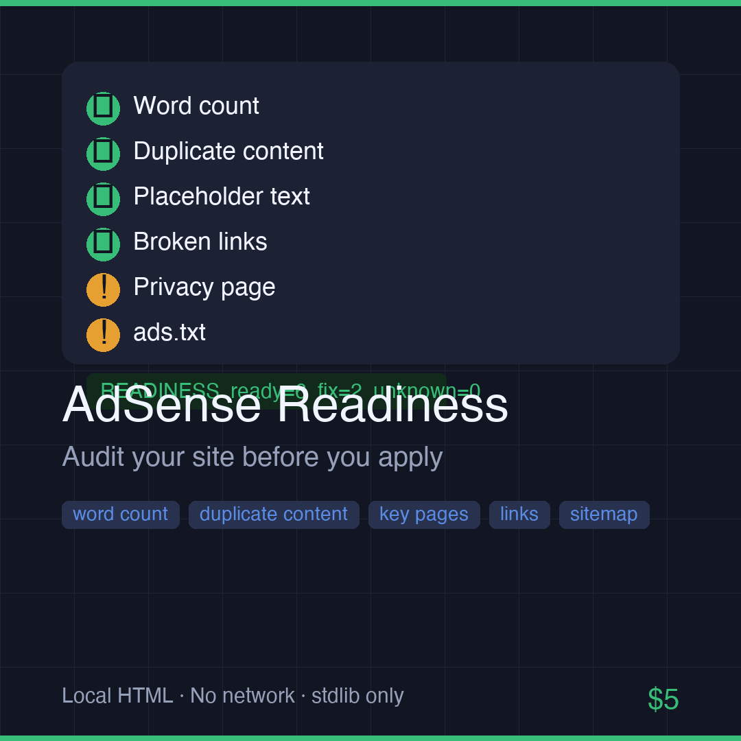 AdSense Approval Readiness: Audit Your Site Before You Apply