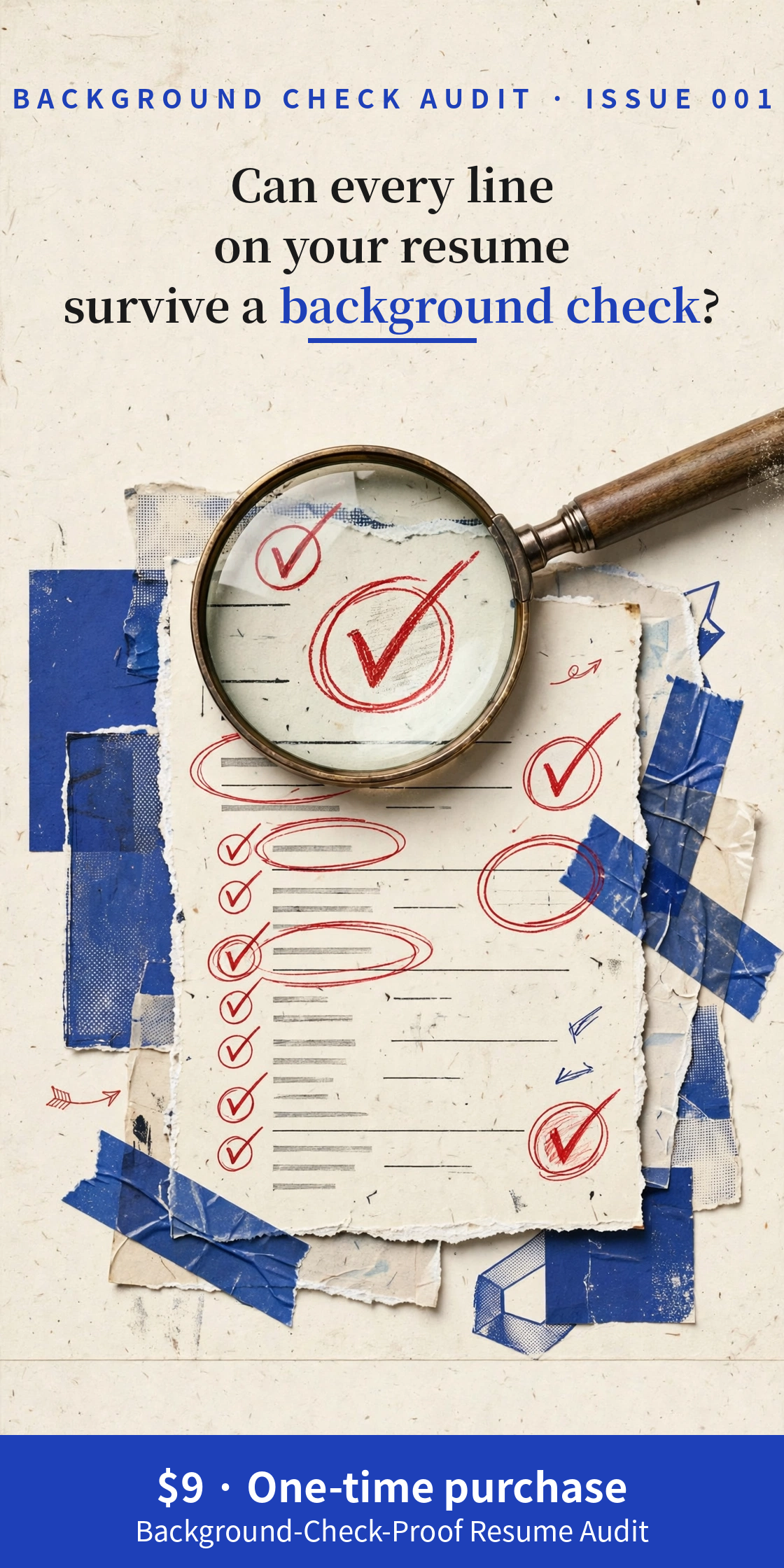 Background-Check-Proof Resume Audit