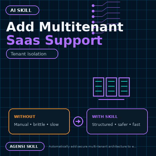 Add Multitenant Saas Support