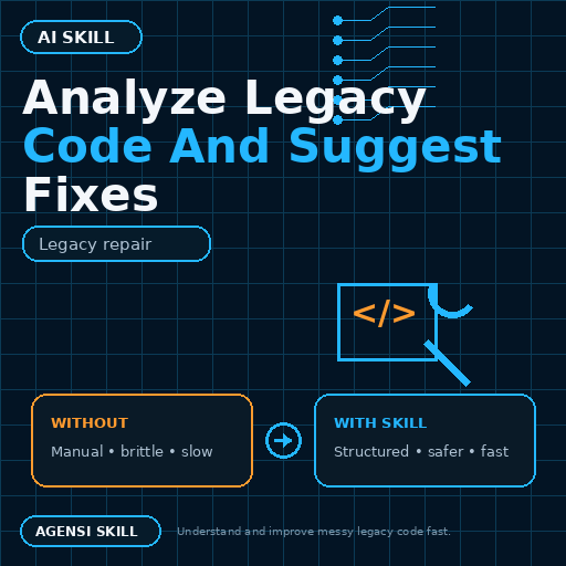 Analyze Legacy Code And Suggest Fixes