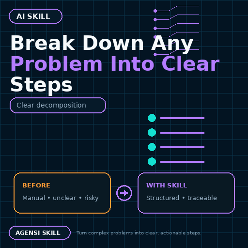 Break Down Any Problem Into Clear Steps
