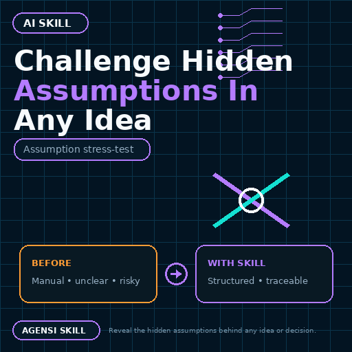 Challenge Hidden Assumptions In Any Idea