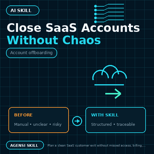 Close SaaS Accounts Without Chaos