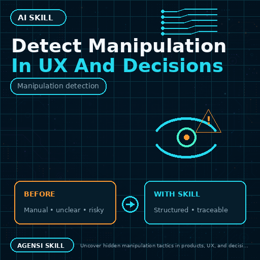 Detect Manipulation In UX And Decisions