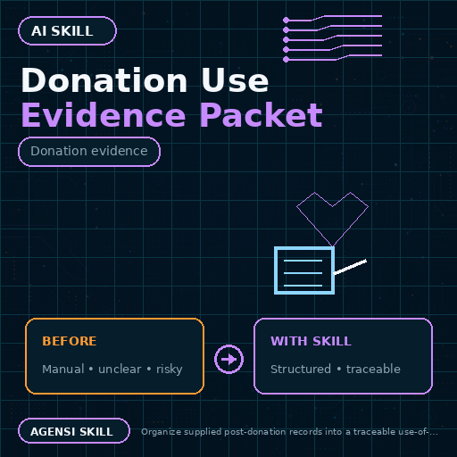Donation Use Evidence Packet