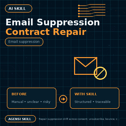 Email Suppression Contract Repair