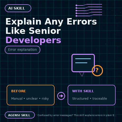 Explain Any Errors Like Senior Developers