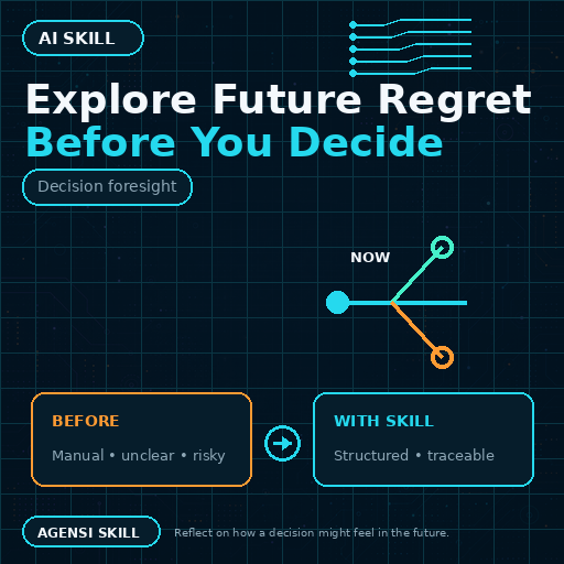 Explore Future Regret Before You Decide