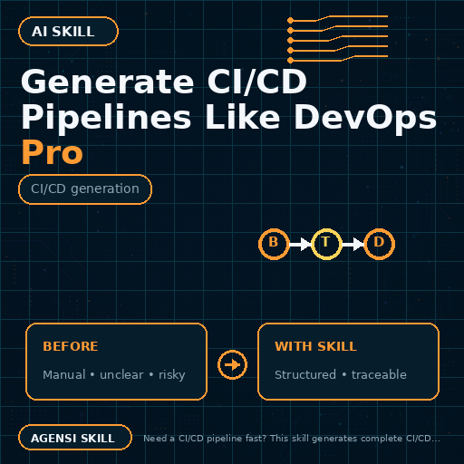 Generate CI/CD Pipelines Like DevOps Pro