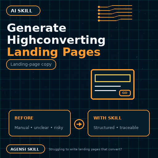 Generate Highconverting Landing Pages