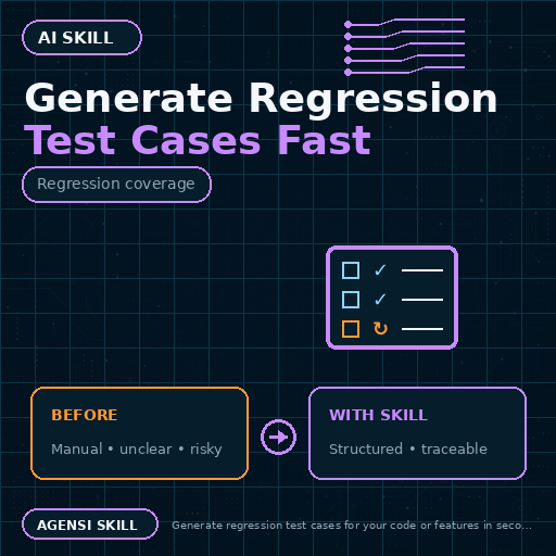 Generate Regression Test Cases Fast