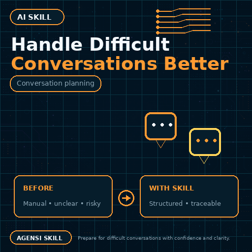 Handle Difficult Conversations Better