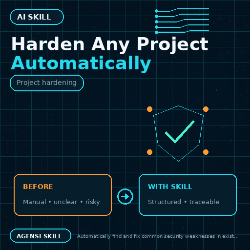 Harden Any Project Automatically