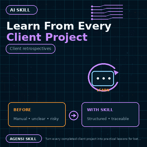 Learn From Every Client Project