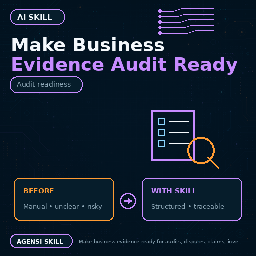 Make Business Evidence Audit Ready