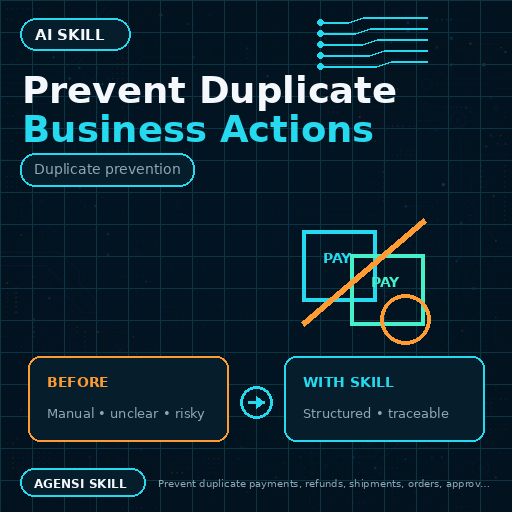 Prevent Duplicate Business Actions
