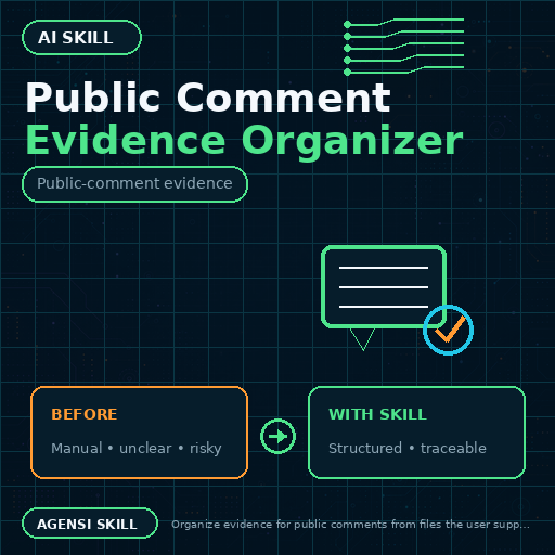 Public Comment Evidence Organizer
