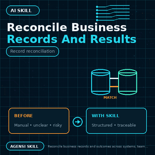Reconcile Business Records And Results
