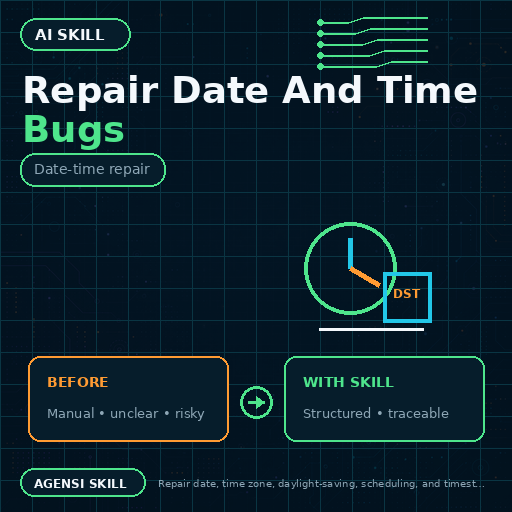 Repair Date And Time Bugs