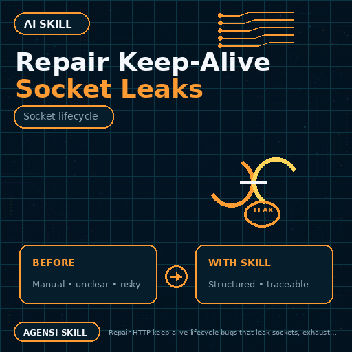 Repair Keep-Alive Socket Leaks