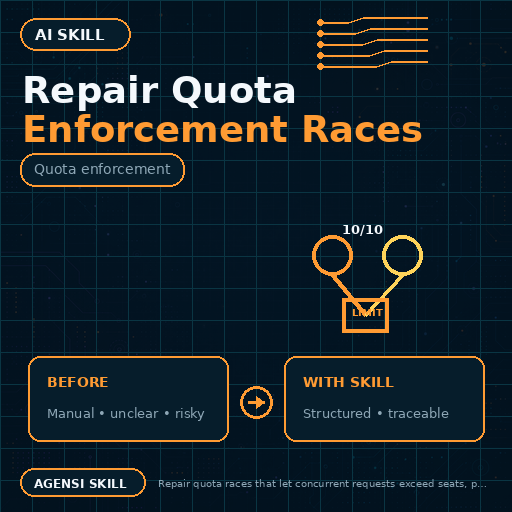 Repair Quota Enforcement Races