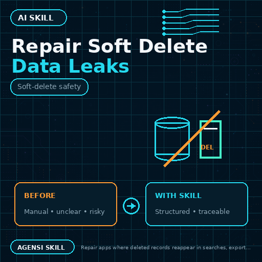 Repair Soft Delete Data Leaks