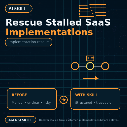 Rescue Stalled SaaS Implementations