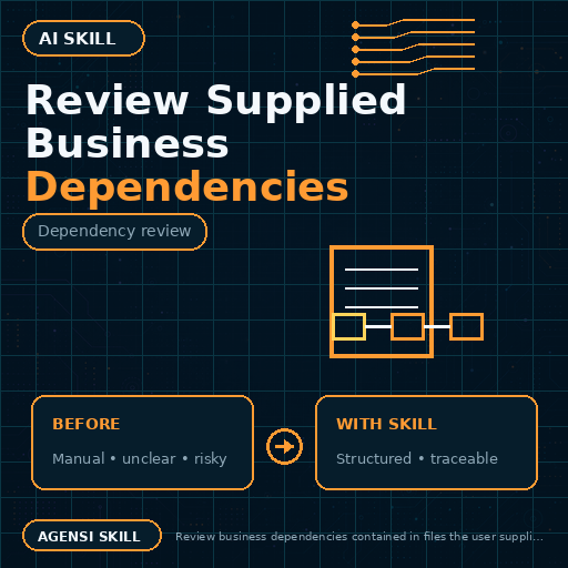 Review Supplied Business Dependencies