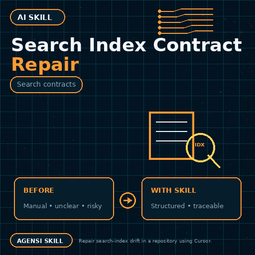 Search Index Contract Repair