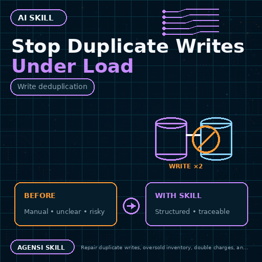 Stop Duplicate Writes Under Load
