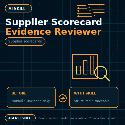 Supplier Scorecard Evidence Reviewer
