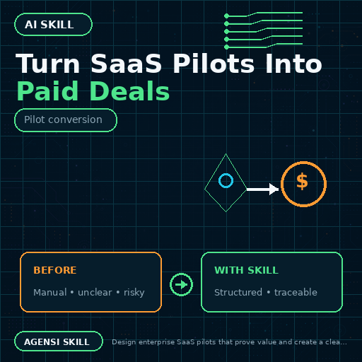 Turn SaaS Pilots Into Paid Deals