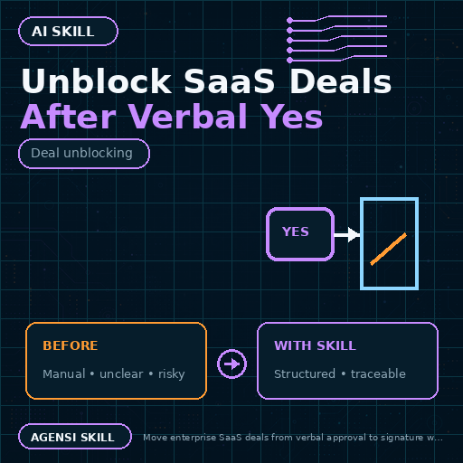 Unblock SaaS Deals After Verbal Yes